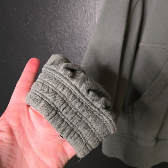 Aerie Women's M Grey Half-Zip Pullover Sweatshirt - Picture 6 of 10